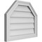 Ekena Millwork Octagonal Top Surface Mount PVC Gable Vent w/ 2"W x 1-1/2"P Brickmould Frame, 22"W x 18"H GVPOT22X1802SN - alternate 3